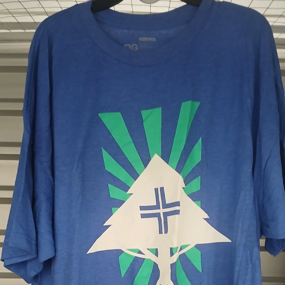 LRG Blue Forest Logo T Shirt